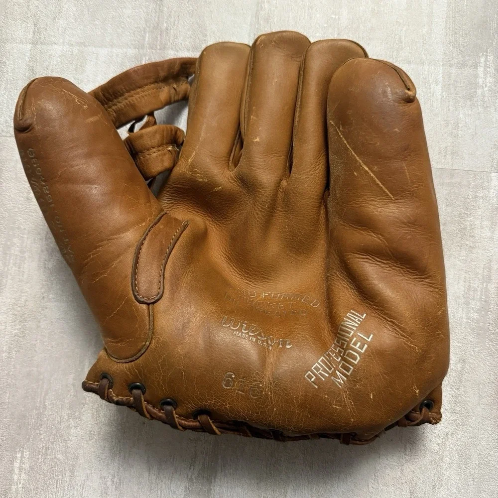Vintage Wilson Baseball‎ Glove 616 Professional Model Made In USA 1624696